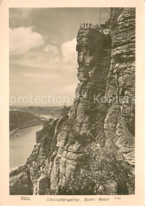Foto Hahn Nr. 3181 Bastei Felsen