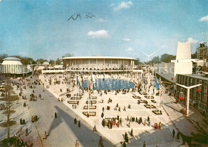 Exposition Universelle Bruxelles 1958 U.S.A. der heilige Stuhl u. die Arabische