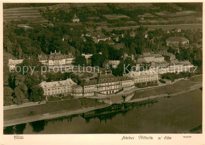 Foto Hahn Nr. 12930 Schloss Pillnitz al Elbe