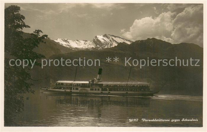 Dampfer Seitenrad Schiller 26357 Vierwaeldersee