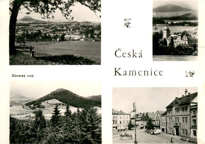 Ceska Kamenice Panorama Landschaft Marktplatz Innenstadt