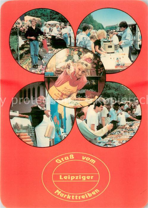 LEIPZIG Sachsen Markttreiben