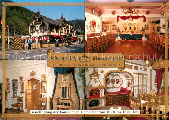 Okertal Hotel Restaurant Koenigreich Romkerhall Koenigliche Gemaecher