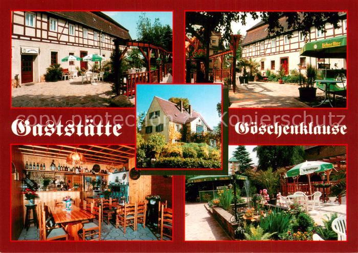 Hohnstaedt Gaststaette Goeschenklause Terrasse Goeschenhaus