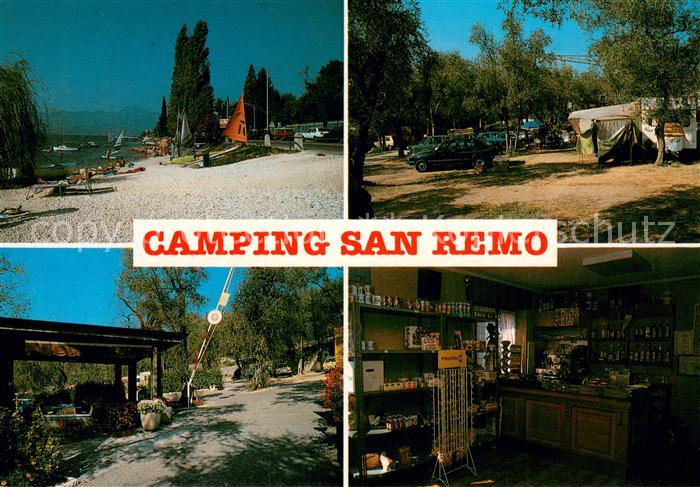 Torri del Benaco Camping San Remo Kiosk Strand