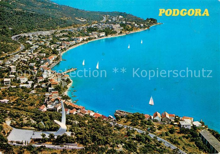 Podgora Croatia Panorama Kuestenort