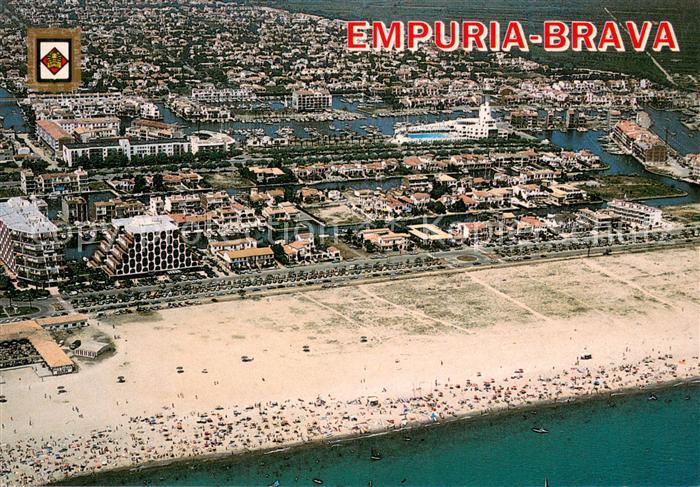 Empuriabrava Panorama Kuestenort Strand