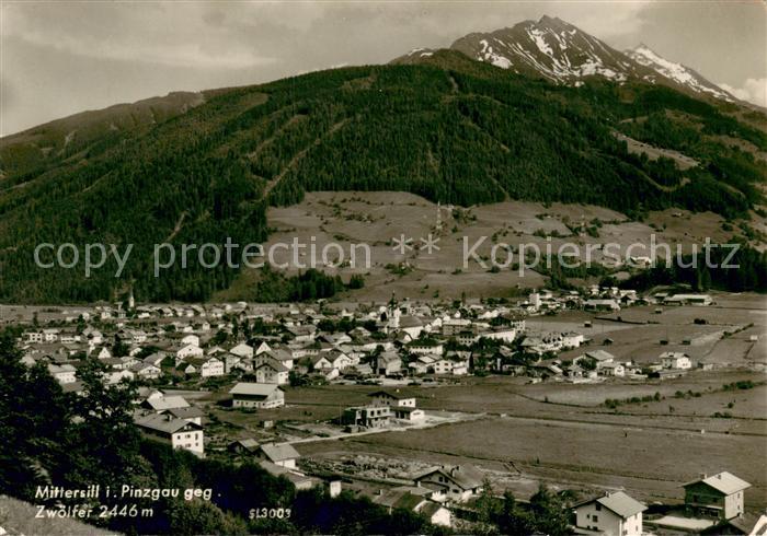 Mittersill Oberpinzgau Panorama Blick gegen Zwoelferkogel
