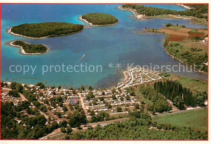 Vrsar Istrien Camping Turist Kuestenpanorama