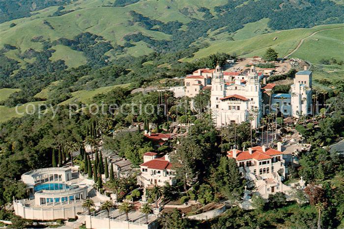 San Simeon California Aerial view of Hearst San Simeon State Historical Monument