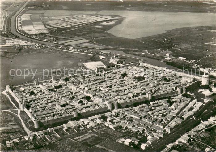 Aigues-Mortes 30 Vue Generale aérienne