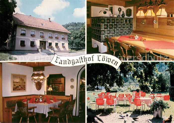 Aitrach Landgasthof Loewen Restaurant Gartenterrasse