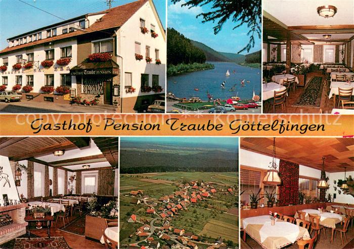 Goettelfingen Seewald Schwarzwald Gasthof Pension Traube Nagoldtalsperre Luftbil