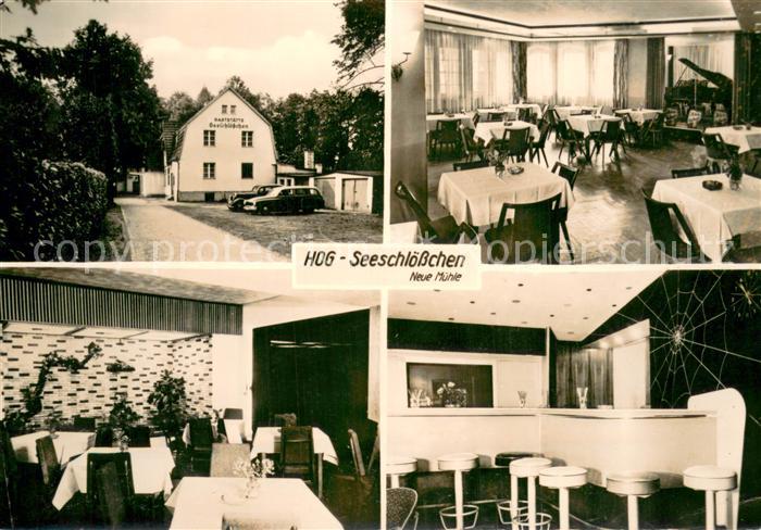 Wusterhausen Dosse HOG Seeschloesschen Gaststaette Handabzug