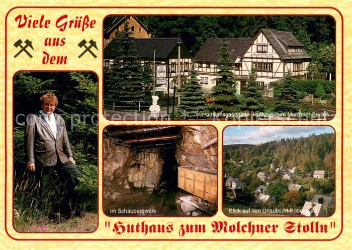 Pobershau Gaststaette Pension Huthaus zum Molchner Stolln Schaubergwerk Ortsansi