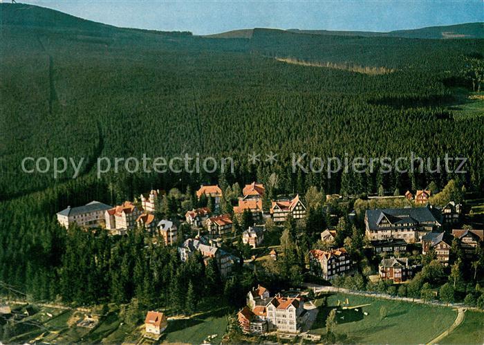 Braunlage Harz Huetteberg mit Weidmannsheil und Weidmannsruh