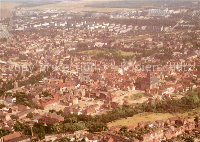 Aschersleben Sachsen-Anhalt Panorama Blick von der Alten Burg