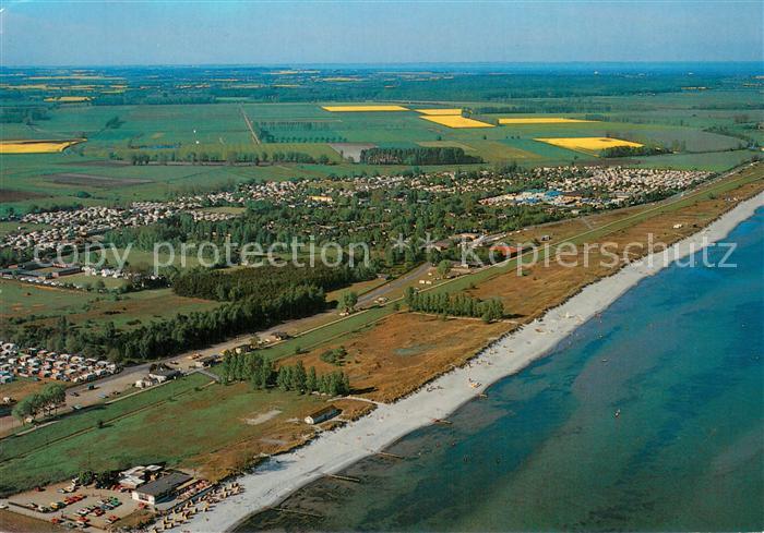 Lensterstrand Fliegeraufnahme