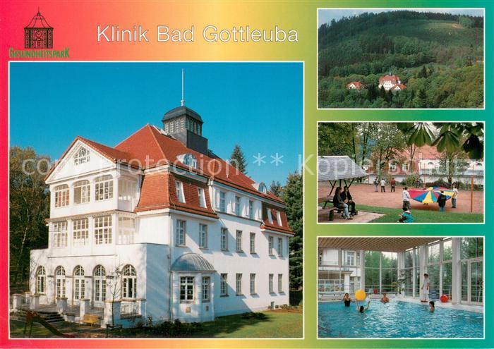 Bad Gottleuba-Berggiesshuebel Kinderklinik Gesundheitspark Sportplatz Hallenbad