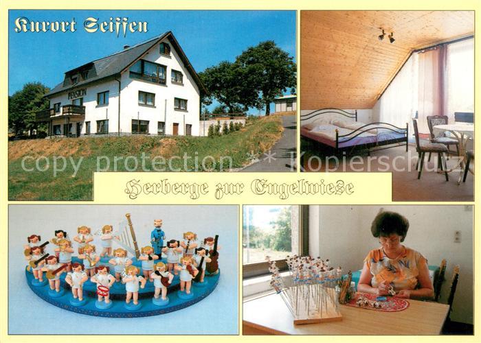 Seiffen Erzgebirge Herberge zur Engelwiese Pension Kunstgewerbe