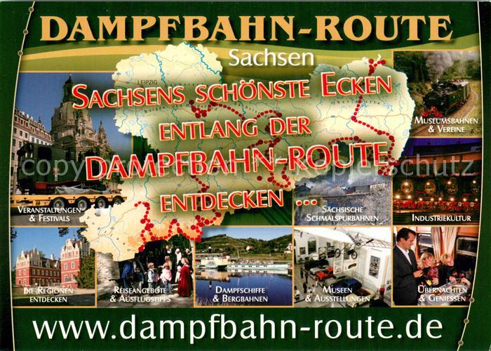 Sachsen Dampfbahn Route Historische Eisenbahnen