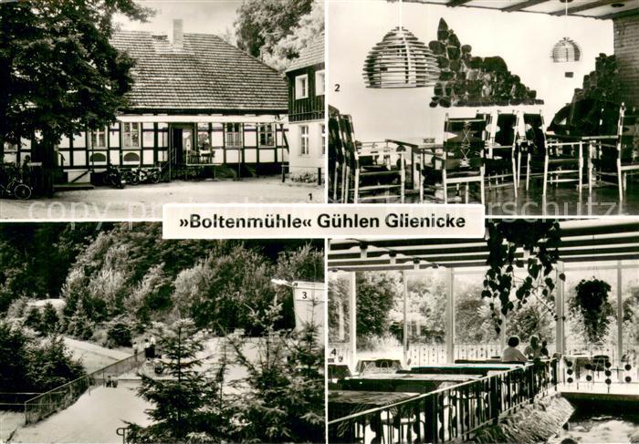 Guehlen Glienicke Konsum Gaststaette Boltenmuehle Weinstube Terrasse Saal