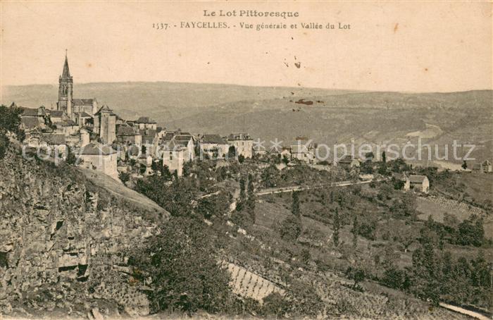 Faycelles Gesamtansicht und Tal-Lot