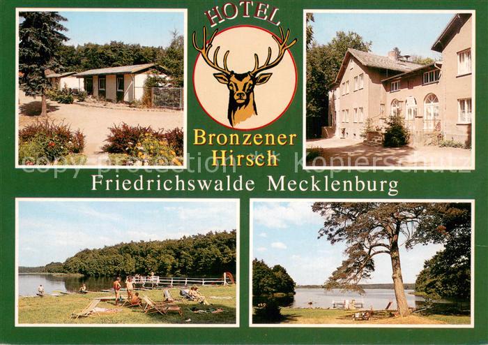 Friedrichswalde Blankenberg Hotel Bronzener Hirsch See