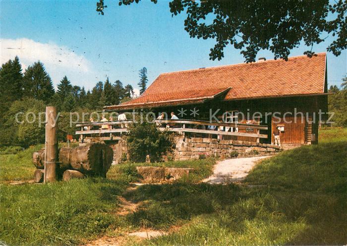 Wildbad Schwarzwald Waldraststaette Gruenhuette Aussenansicht