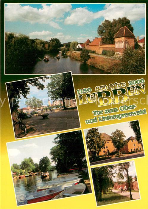 Luebben Spreewald Teilansichten Boots-Ausflug