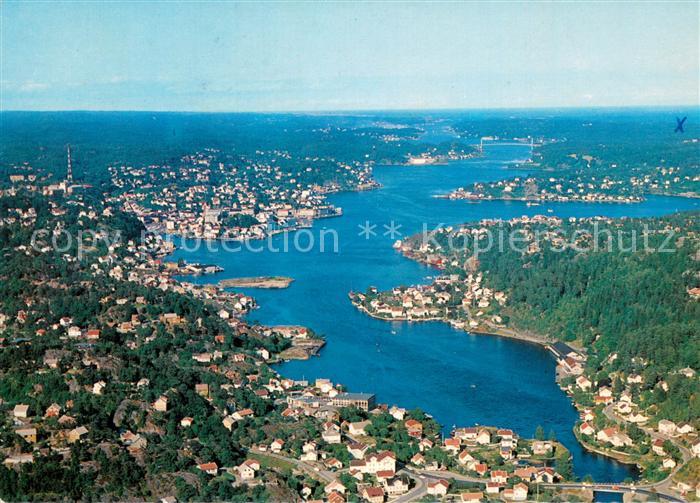 Arendal Norge Fliegeraufnahme Panorama