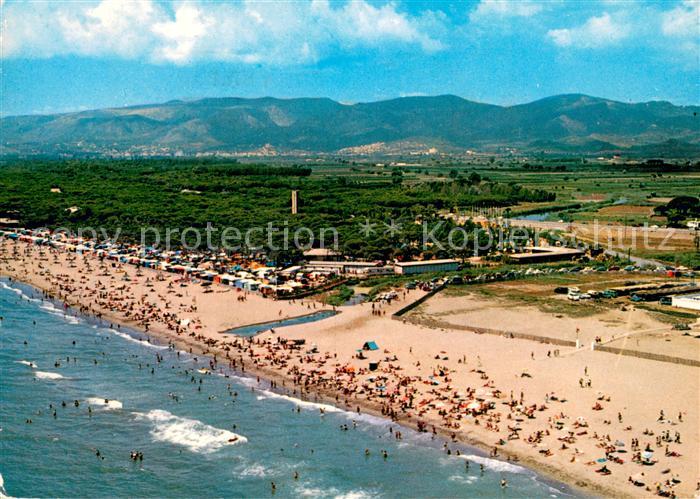 Castelldefels Fliegeraufnahme Camping Tres Estrellas u. Strand
