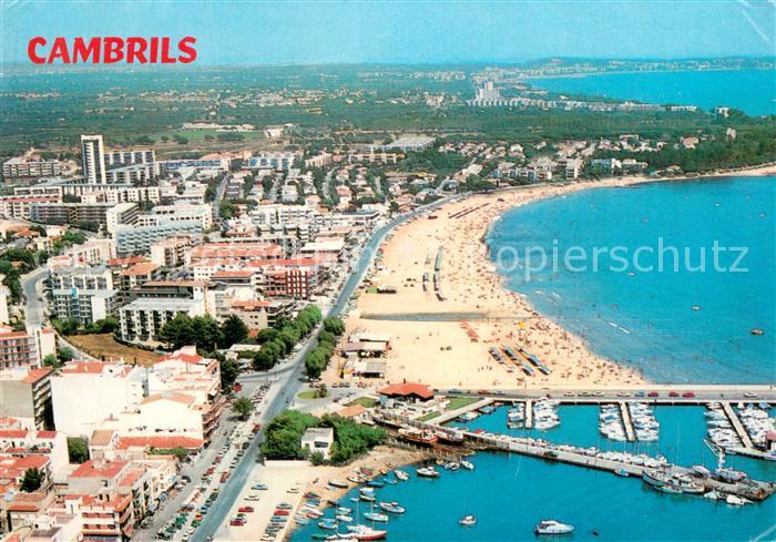 Cambrils Costa Dorada Fliegeraufnahme Tarragona Strand