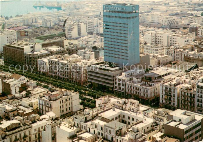 Tunis Fliegeraufnahme Gesamtansicht d. modernen Stadt