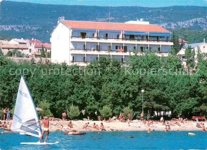 Crikvenica Kroatien Hotel Crikvenica Strandpartie