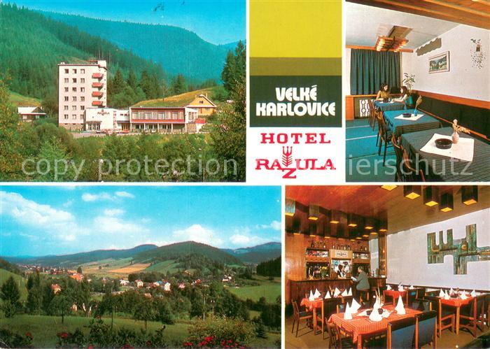 Velke Karlovice CZ Hotel Razula Gastraeume Bar Panorama