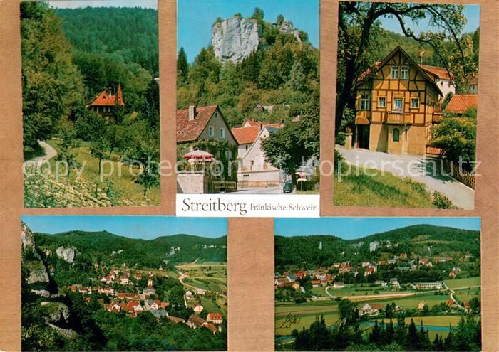 Streitberg Oberfranken Teilansichten Panorama Die Streitburg