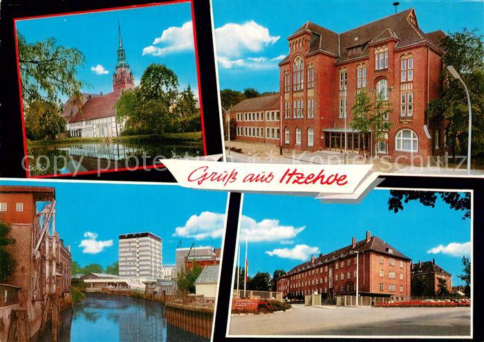 Itzehoe St Laurentii Kirche Auguste Viktoria Schule Stoer Kaserne