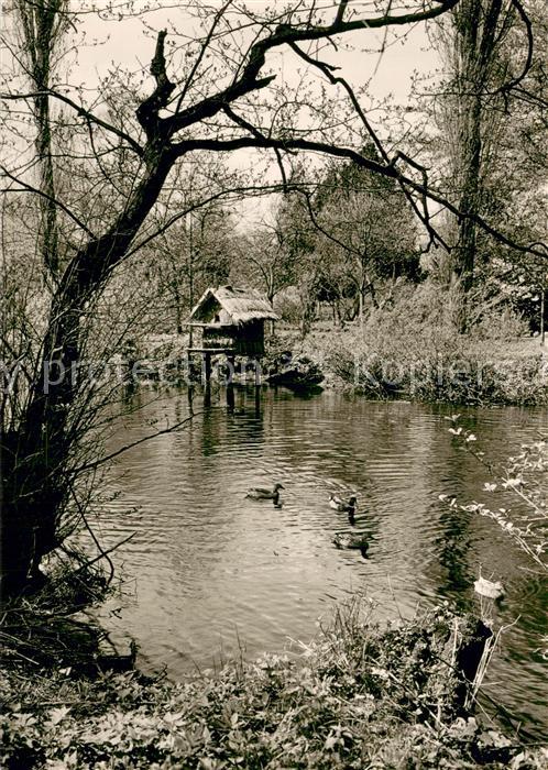 Fischerhude Entenhuette an der Wuemme