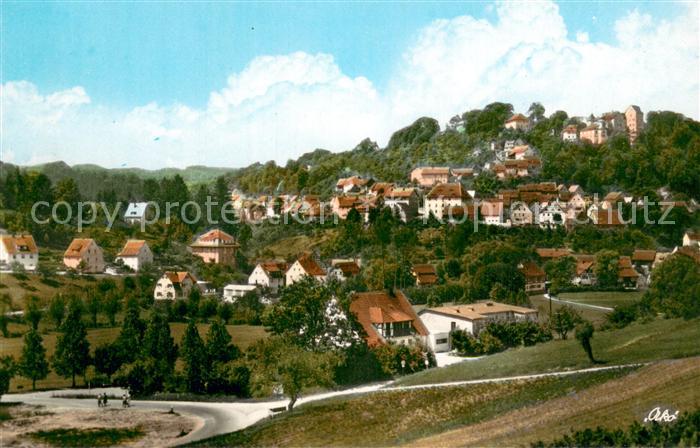Egloffstein Teilansicht Luftkurort Fraenkische Schweiz