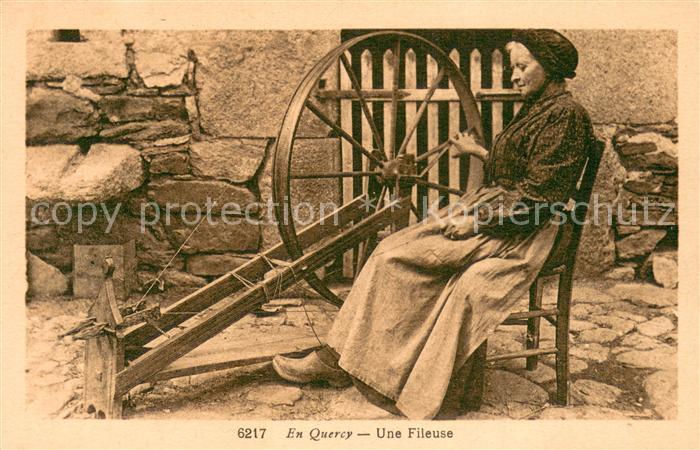 Quercy Region Une fileuse