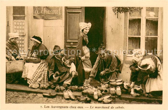 Auvergne Region Marchand de sabots