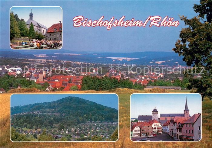 Bischofsheim Rhoen Panorama Kreuzberg Ferienpark Marktplatz