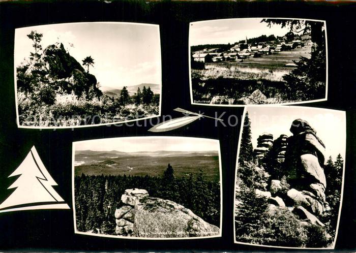 Bischofsreut Haidmuehle Gesamtansicht Landschaftspanorama Felsen