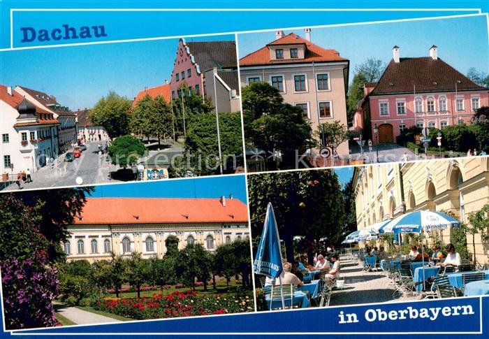 Dachau Motive Innenstadt StrassenCafe