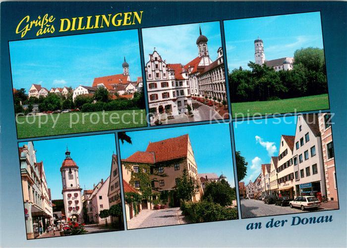 Dillingen Donau Motive Innenstadt Stadttor Kirche