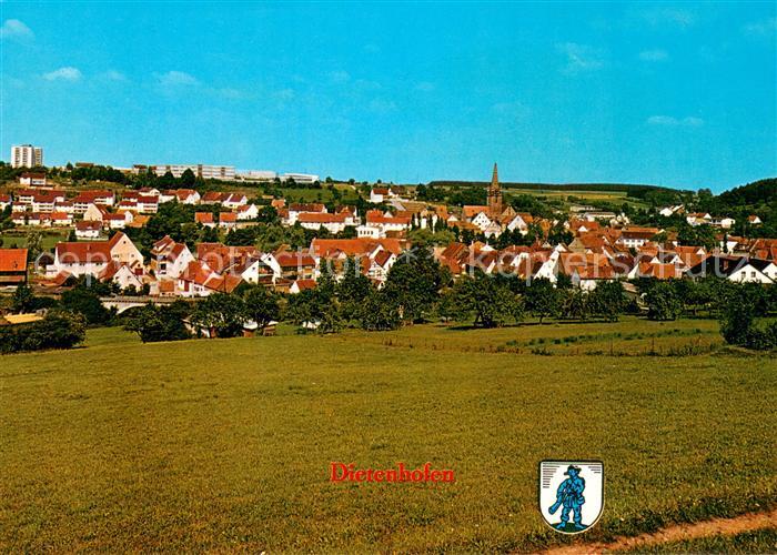 Dietenhofen Mittelfranken Panorama Biberttal Rangau