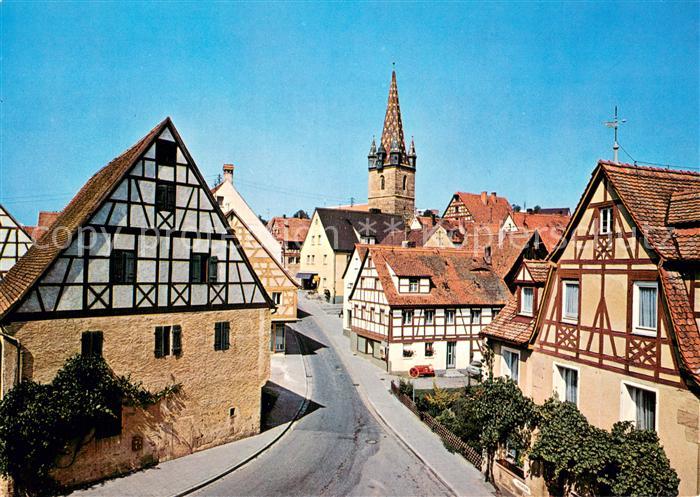 Dietenhofen Mittelfranken Partie in Altstadt Fachwerkhaeuser