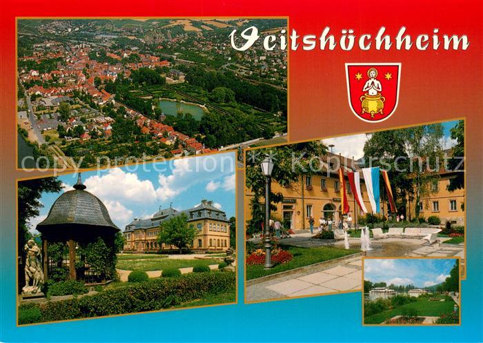 Veitshoechheim Luftbild Schloss Pavillon Parkanlagen