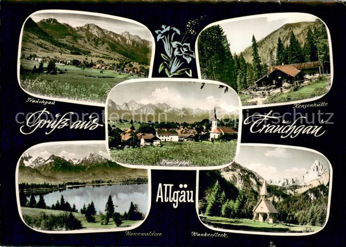 Trauchgau Panorama Alpen Berghuette Bannwaldsee Wankerfleck Kapelle